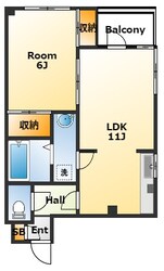 清澄白河駅 徒歩5分 5階の物件間取画像